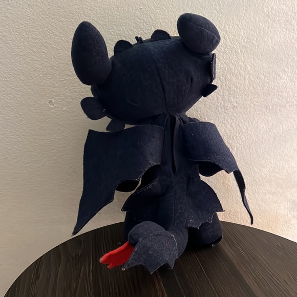 ❤️3/$25 Rare 12” Plush Toothless from How to Train you Dragon Night Fury - Picture 7 of 11